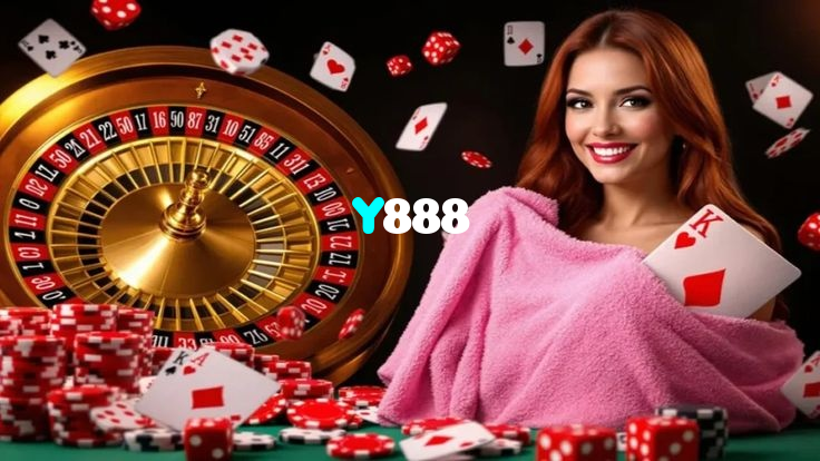 Y888 casino presented on mobile device in Pakistan with slots and live games